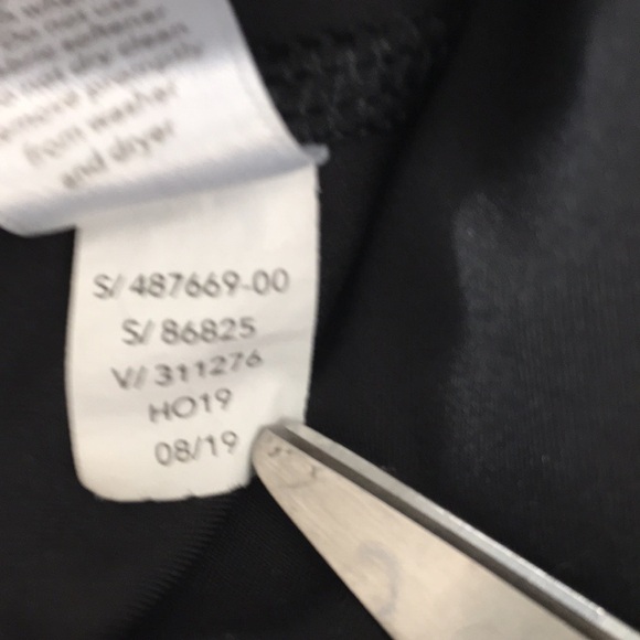 Athleta Leggings Womens Small Black Laser Cut‎ Persistence 7/8 Tight Athletic - Picture 12 of 15